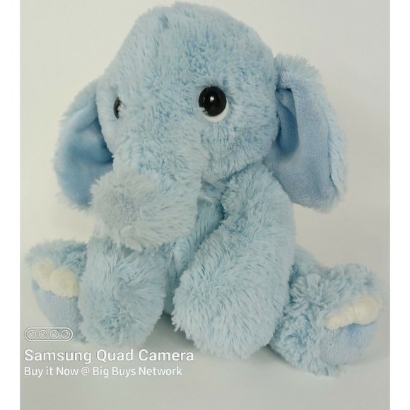 Aurora World Lil Benny Phant Shaggy Blue Elephant Plush 9" Toy Stuffed Animal - Picture 5 of 12
